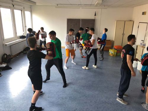 Boxprojekt in der Willkommensklasse WKK91